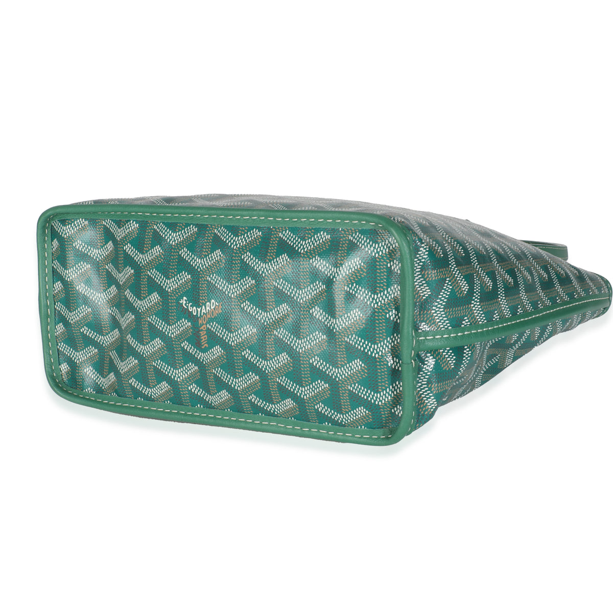 Green Goyardine Canvas Mini Anjou