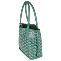 Green Goyardine Canvas Mini Anjou