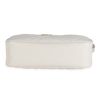 Light Grey Matelasse Calfskin Small GG Marmont