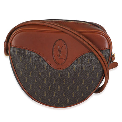 Brown Canvas Le Monogramme Cœur Heart Bag