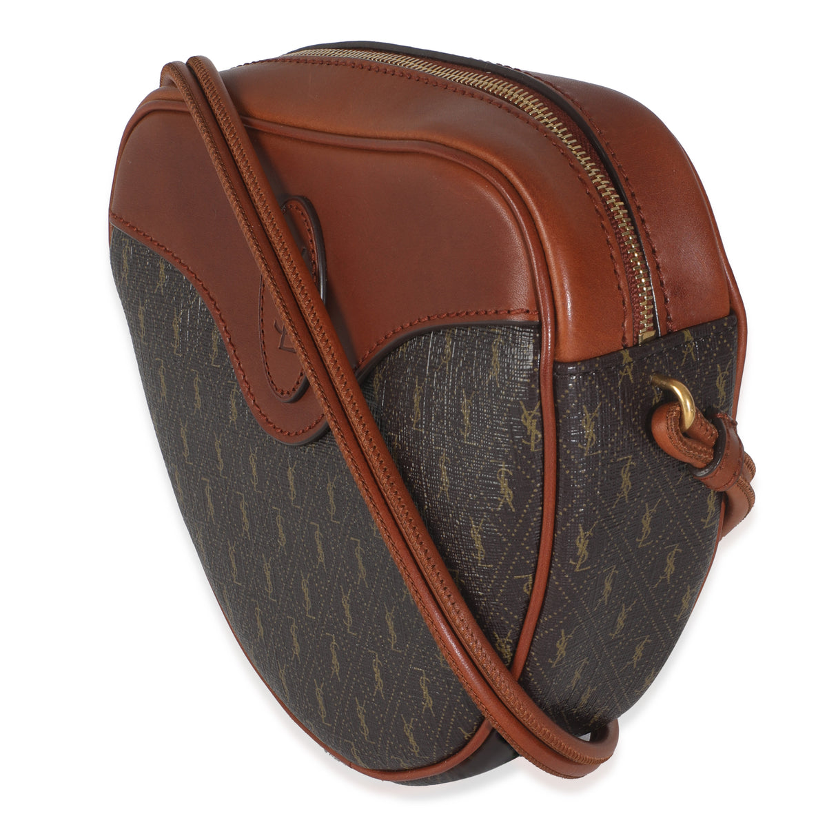 Brown Canvas Le Monogramme Cœur Heart Bag