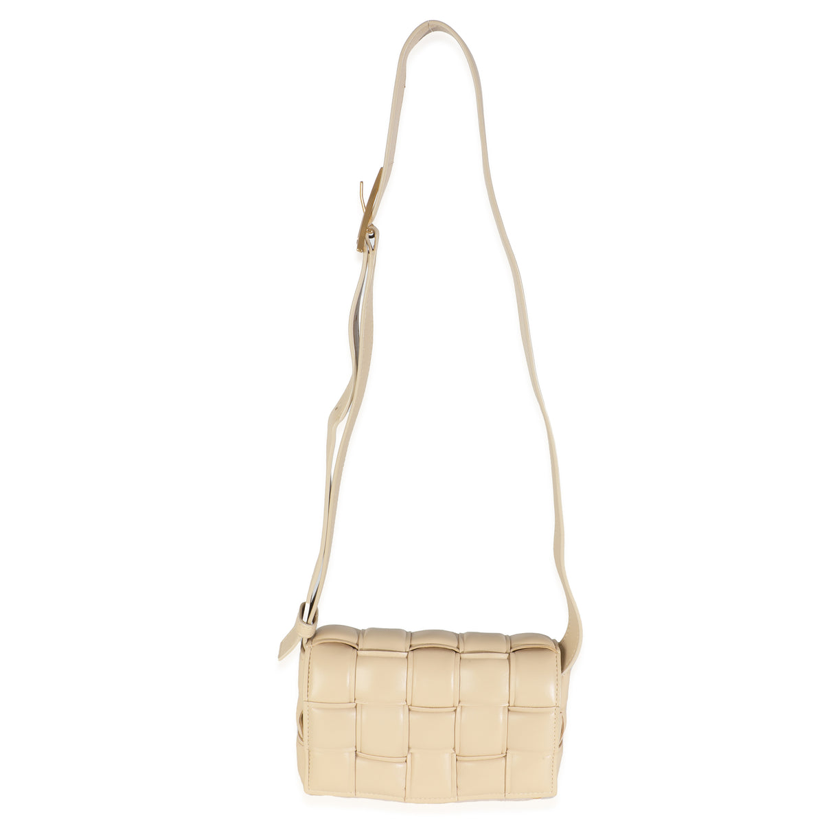 Beige Padded Nappa Mini Cassette