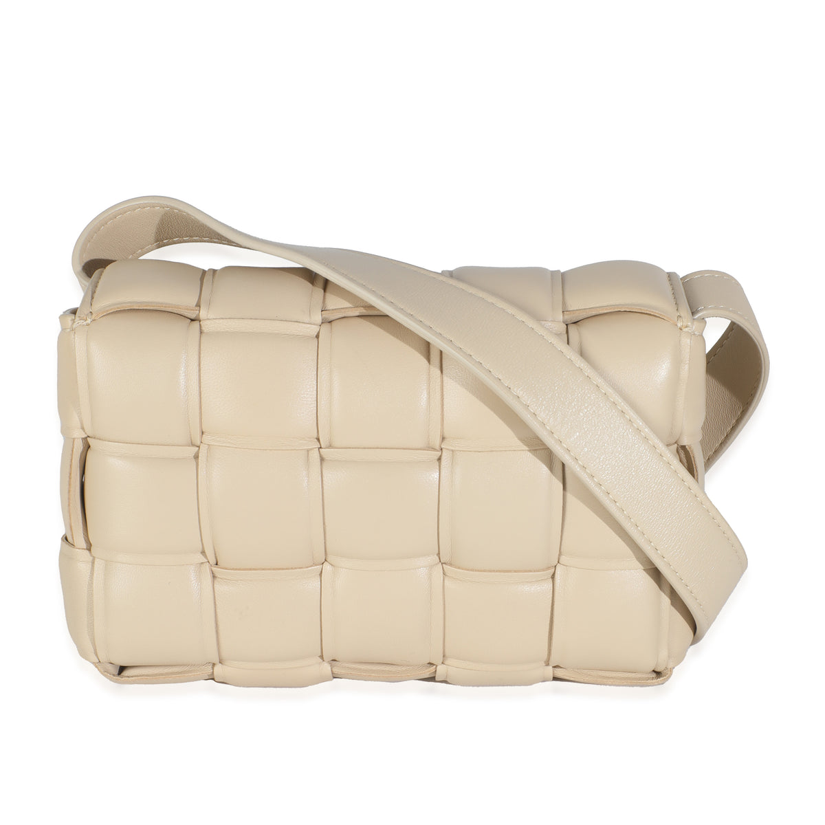Beige Padded Nappa Mini Cassette