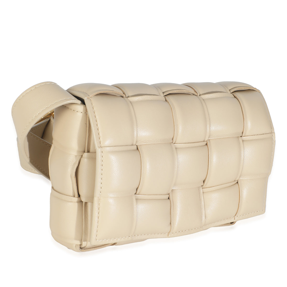 Beige Padded Nappa Mini Cassette