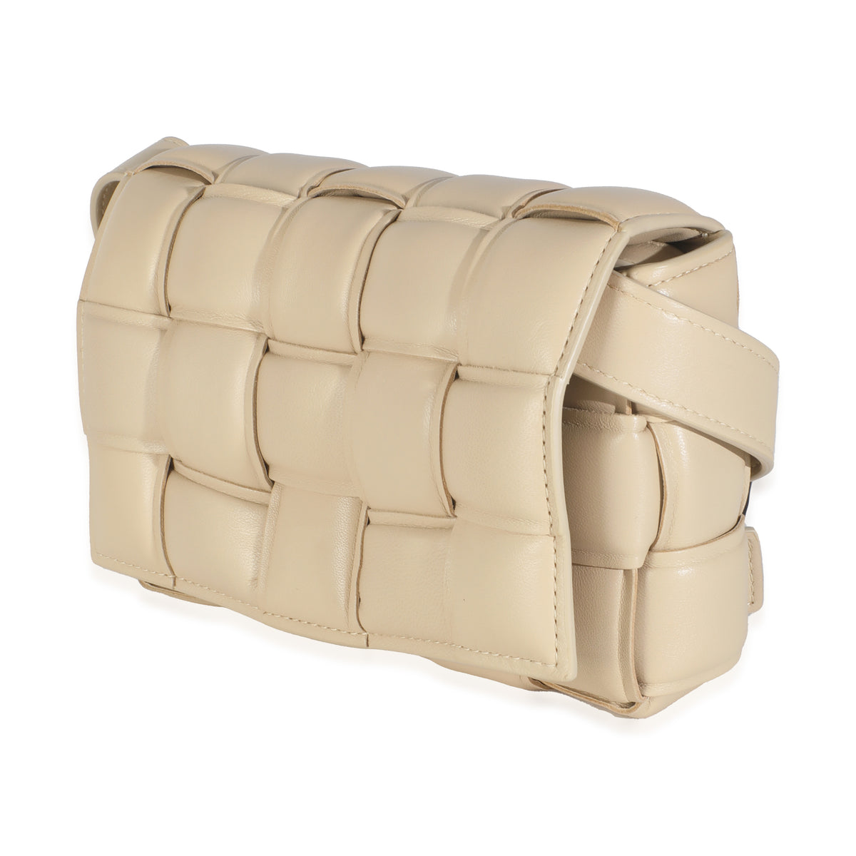 Beige Padded Nappa Mini Cassette