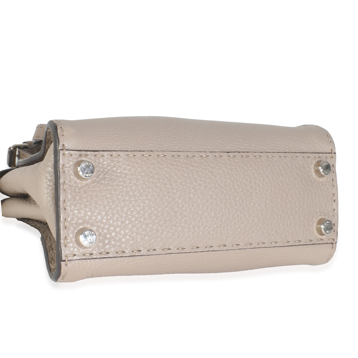 Python Grey Calfskin Selleria Mini Peekaboo