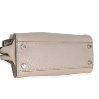 Python Grey Calfskin Selleria Mini Peekaboo