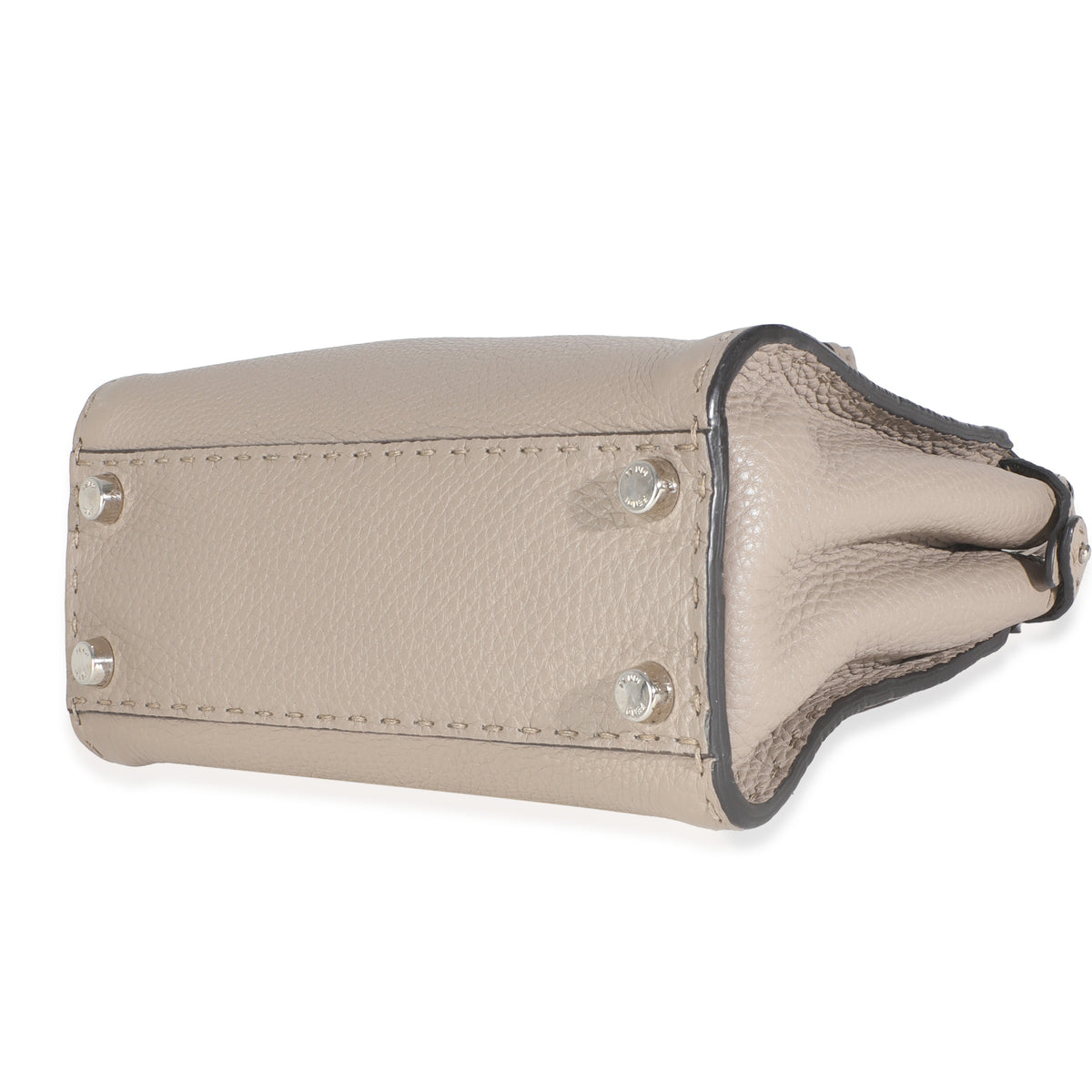 Python Grey Calfskin Selleria Mini Peekaboo