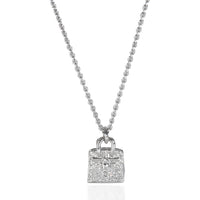 White Gold Diamond Birkin Amulette Pendant