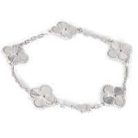 White Gold  Vintage Alhambra Bracelet