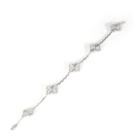 White Gold  Vintage Alhambra Bracelet