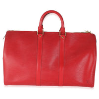 Vintage Red Epi Keepall 45