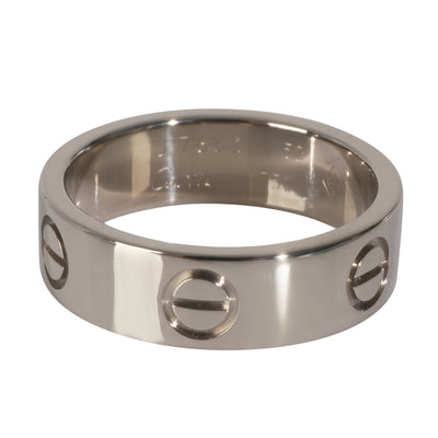 White Gold  Love Ring