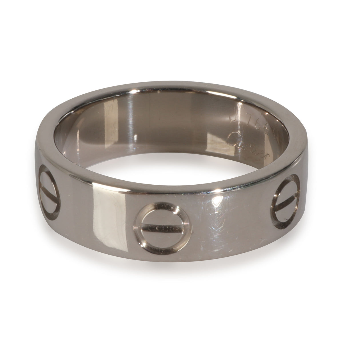 White Gold  Love Ring