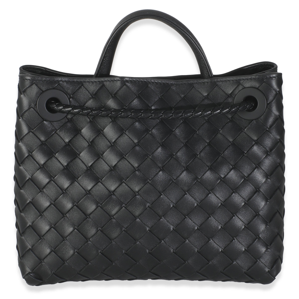 Bottega Veneta Black Nappa Intrecciato Small Andiamo