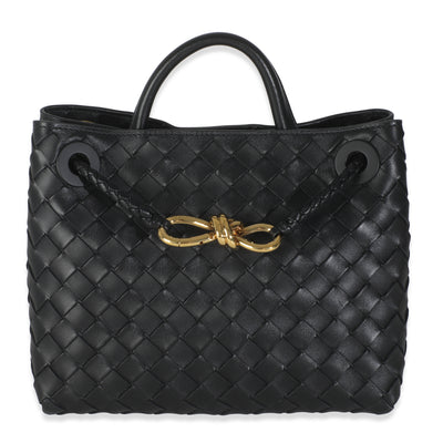 Black Nappa Intrecciato Small Andiamo