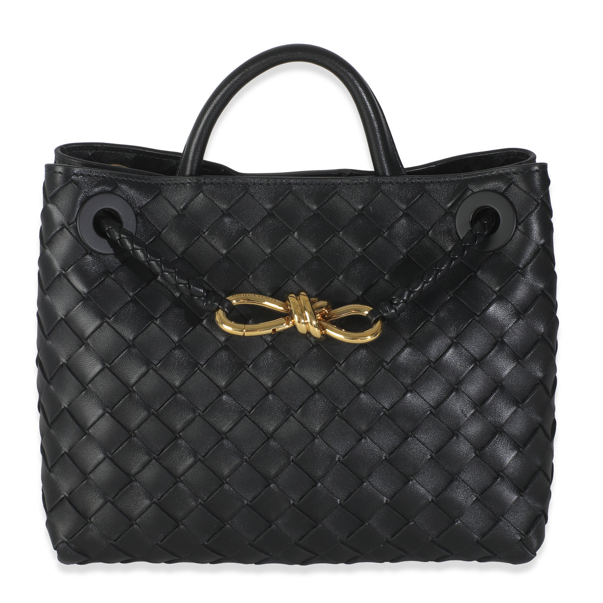 Black Nappa Intrecciato Small Andiamo