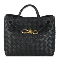 Black Nappa Intrecciato Small Andiamo