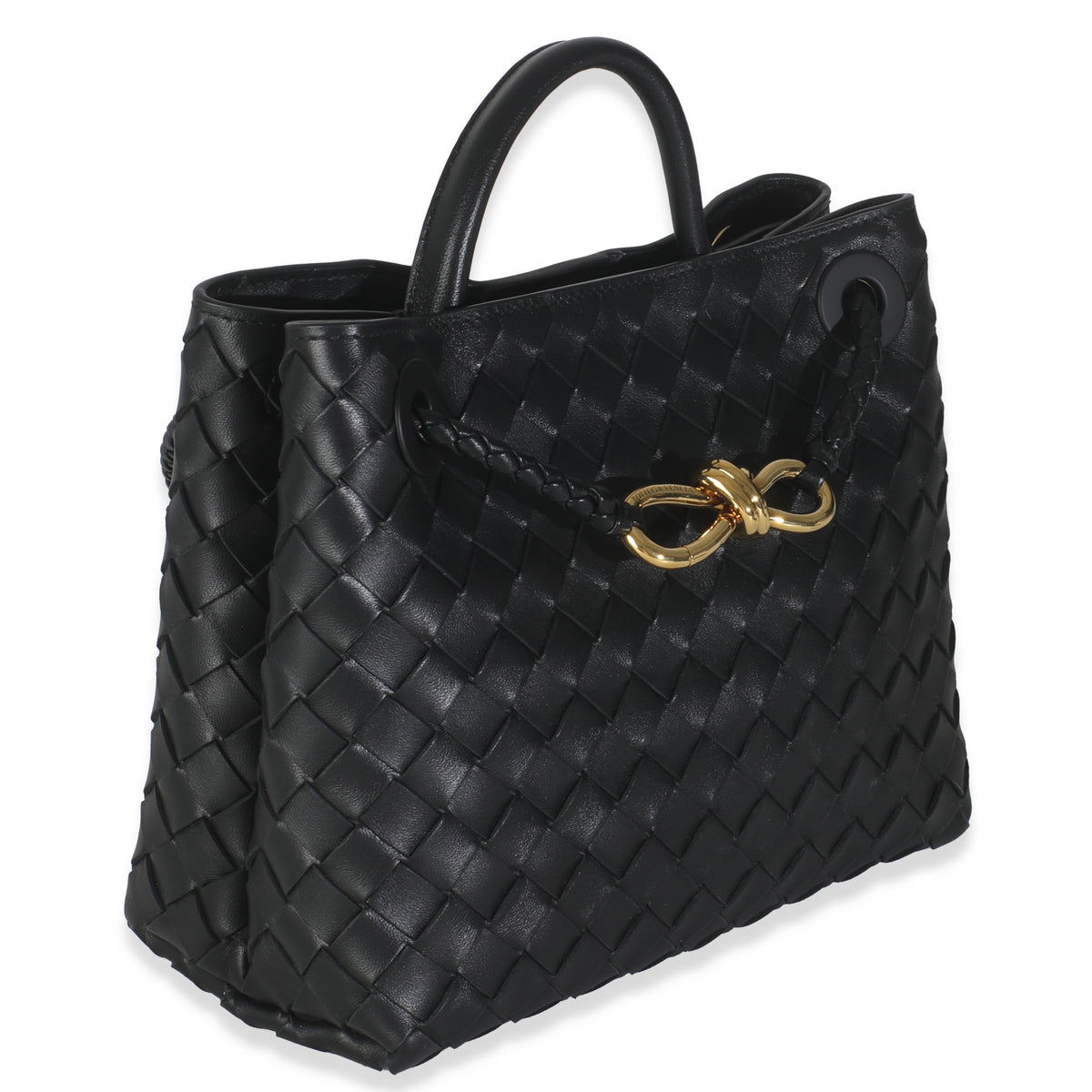 Black Nappa Intrecciato Small Andiamo