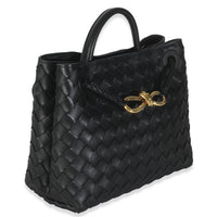 Black Nappa Intrecciato Small Andiamo