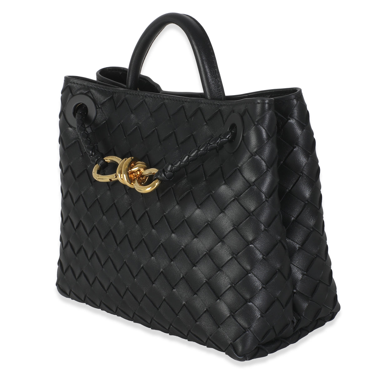 Black Nappa Intrecciato Small Andiamo