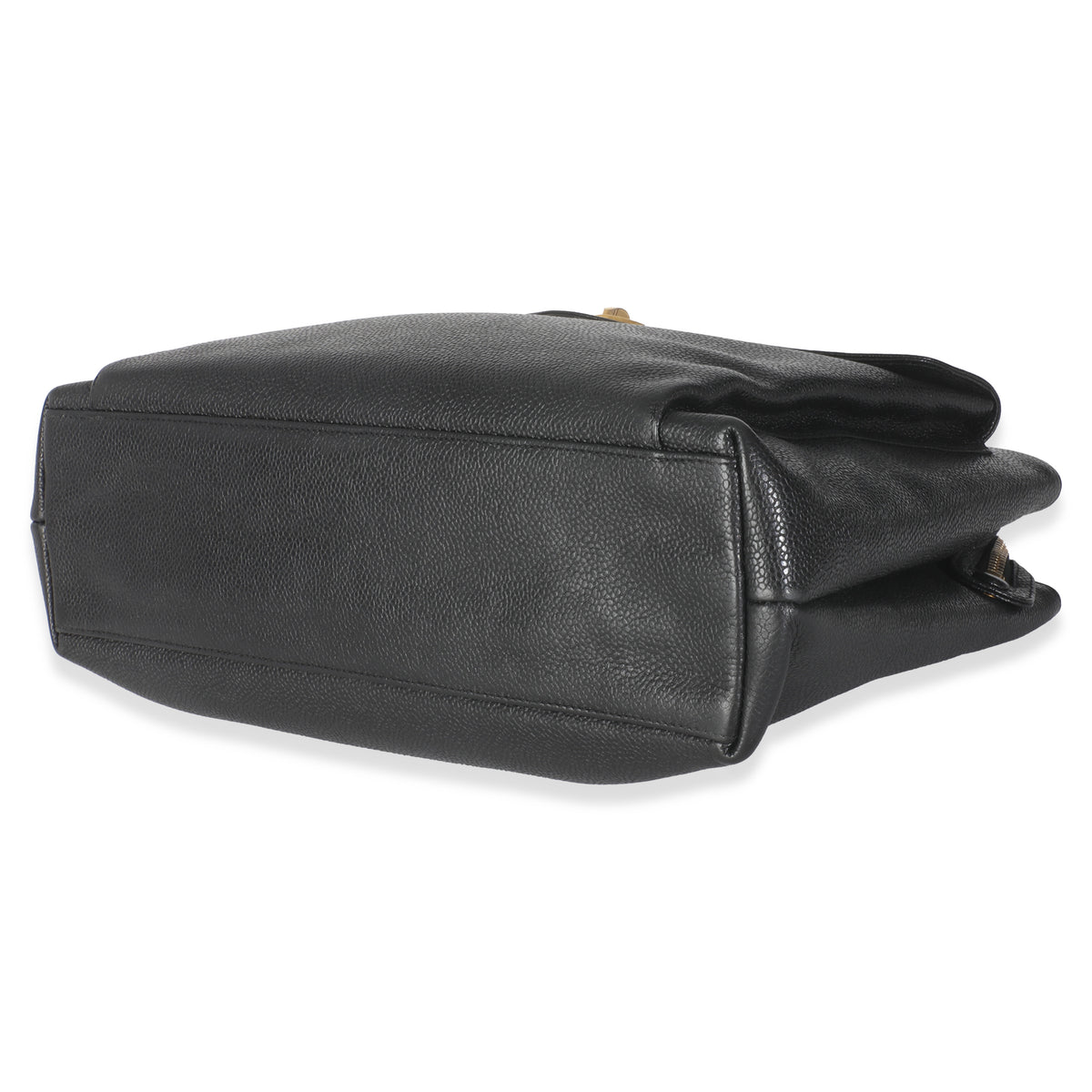 Vintage 24k Black Front Pocket Shoulder Bag