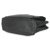 Vintage 24k Black Front Pocket Shoulder Bag