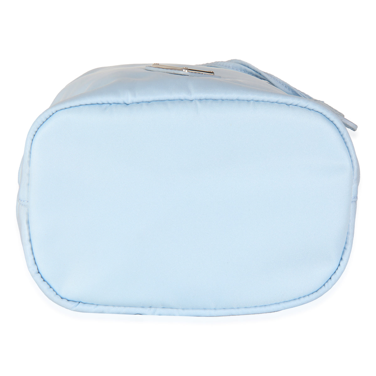 Light Blue Re-Nylon Drawstring Bucket Pouch