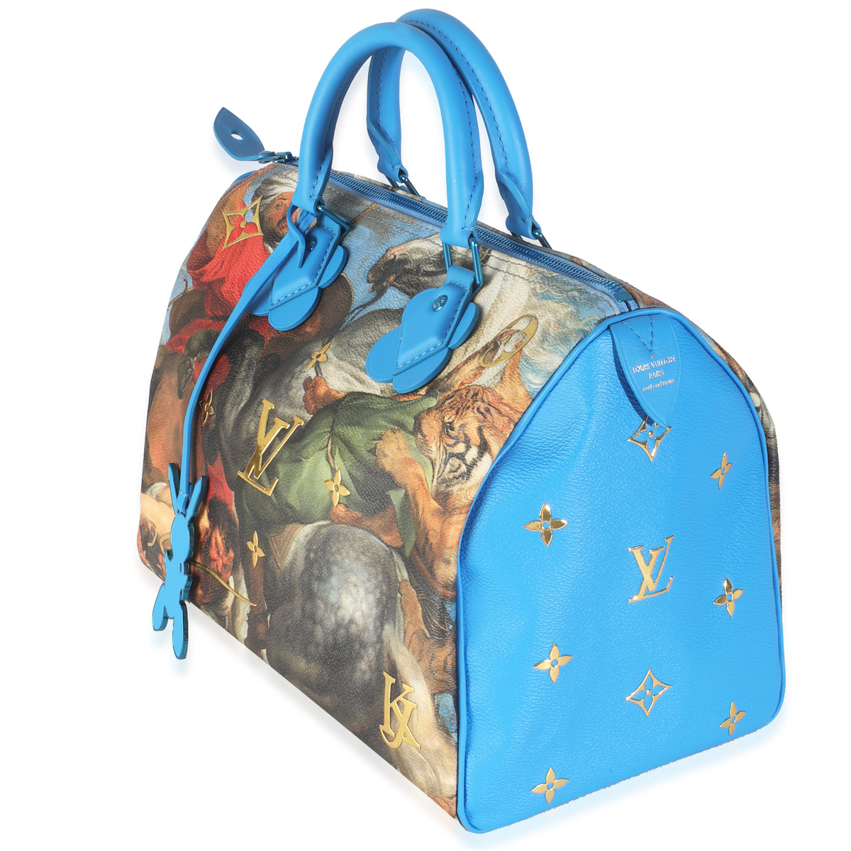 x Jeff Koons Multicolor Canvas Masters Collection Rubens Speedy 3