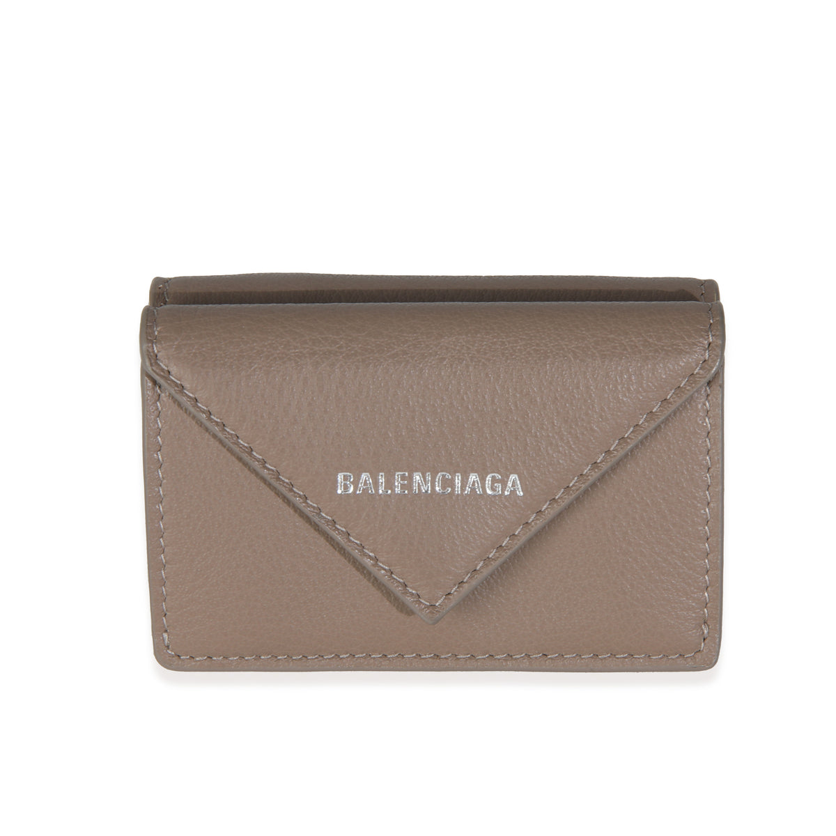 Brown Calfskin Envelope Card Holder