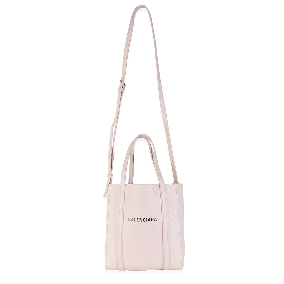 Pink Calfskin Small Shopping Tote