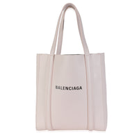Pink Calfskin Small Shopping Tote