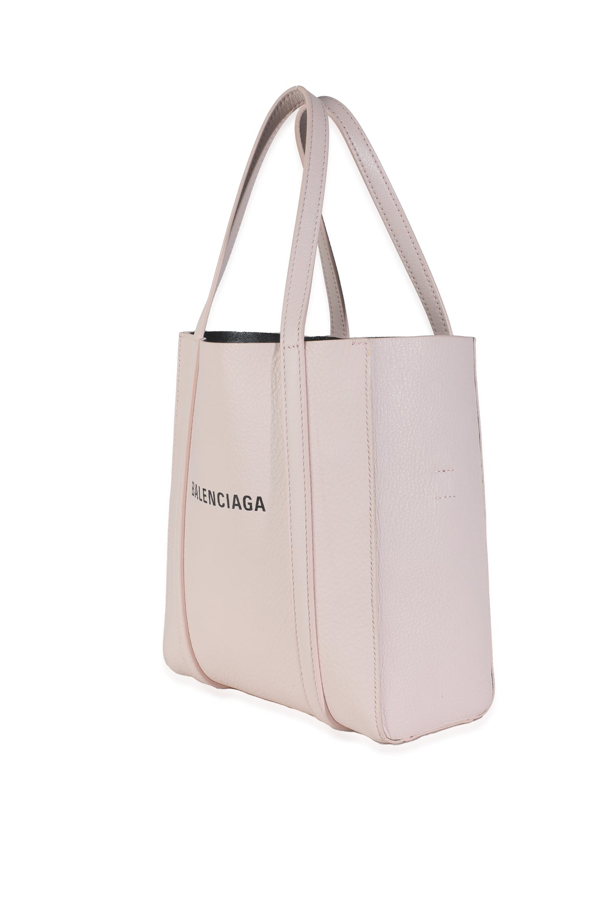 Pink Calfskin Small Shopping Tote