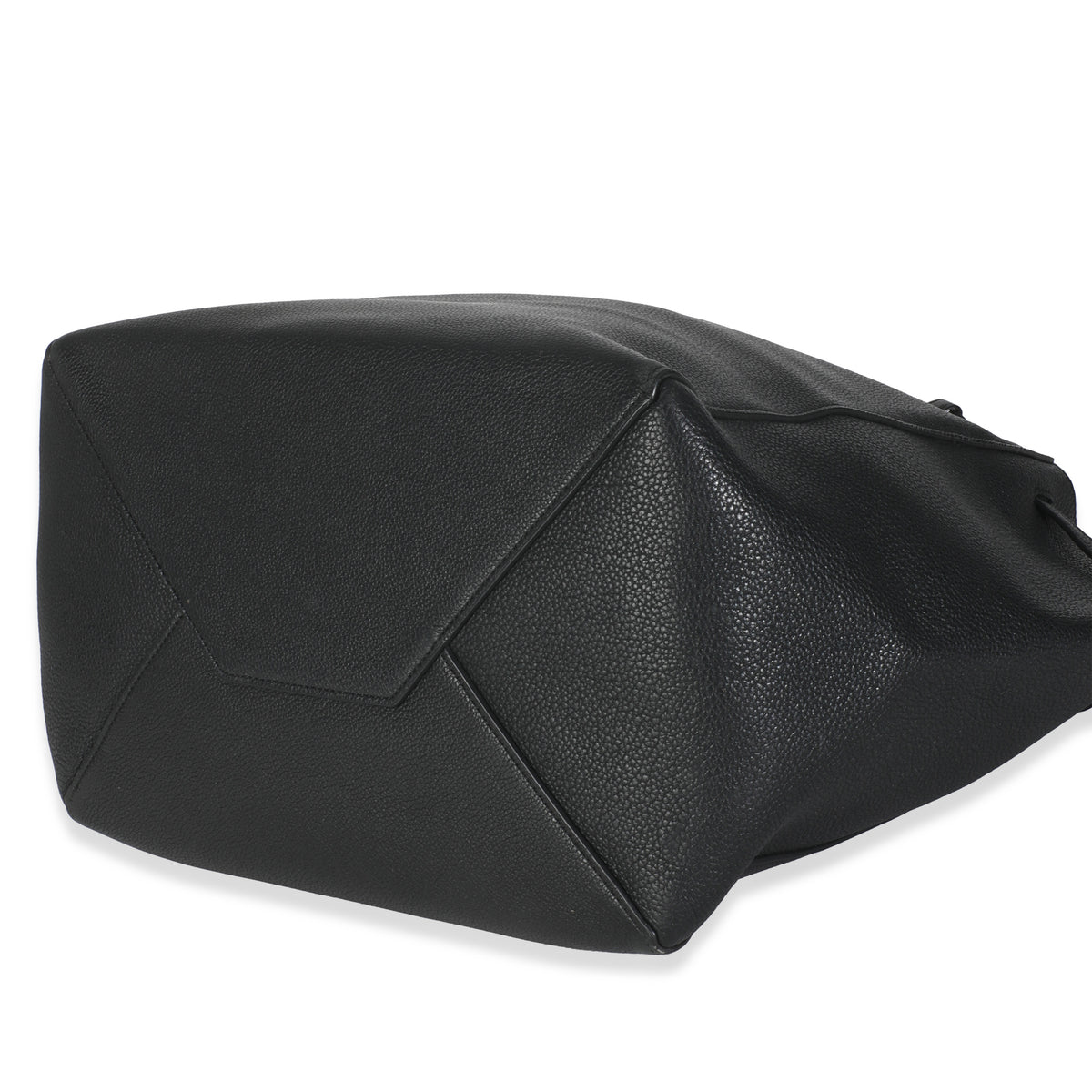 Black Calfskin Phantom Cabas Tote
