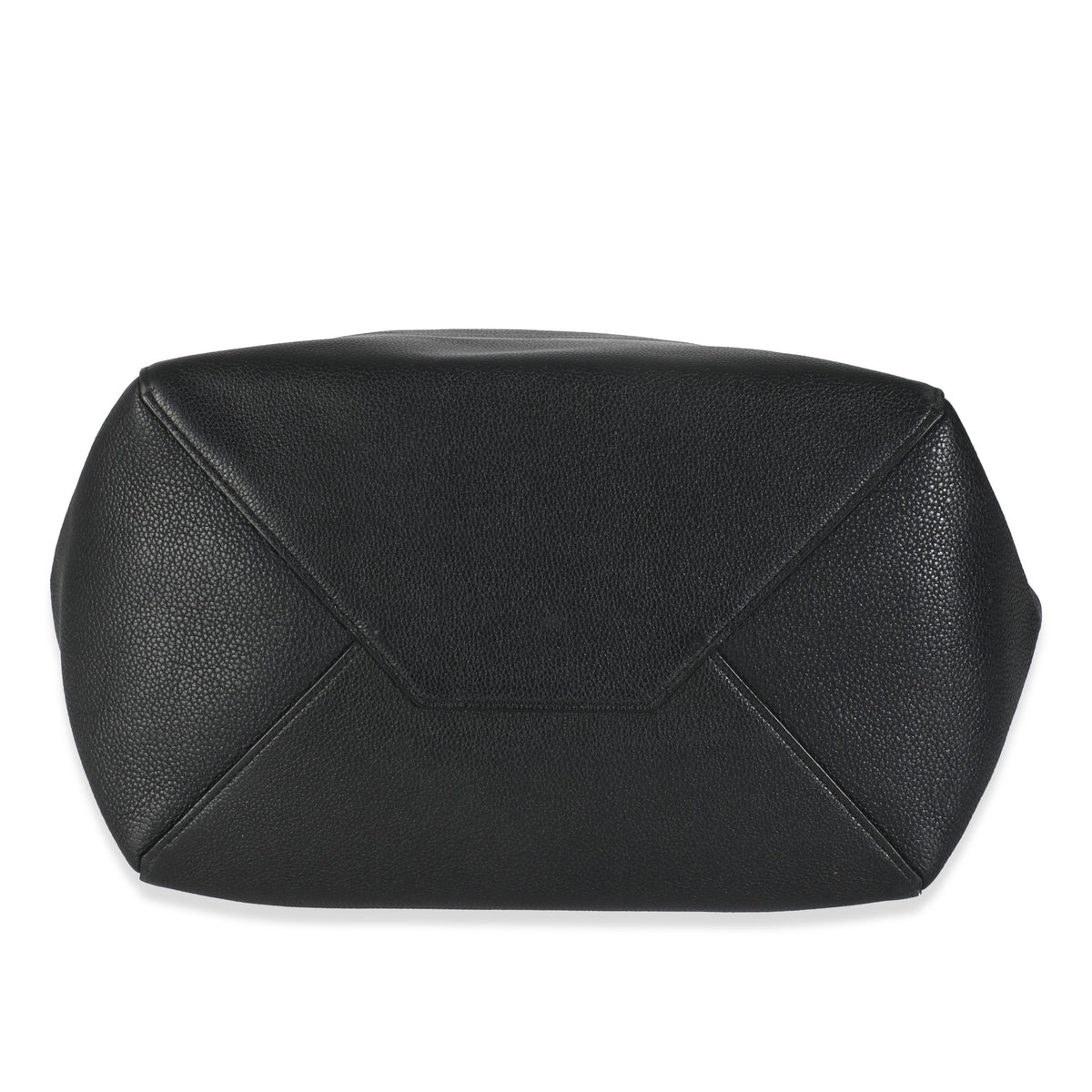 Black Calfskin Phantom Cabas Tote