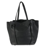 Black Calfskin Phantom Cabas Tote