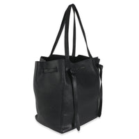 Black Calfskin Phantom Cabas Tote