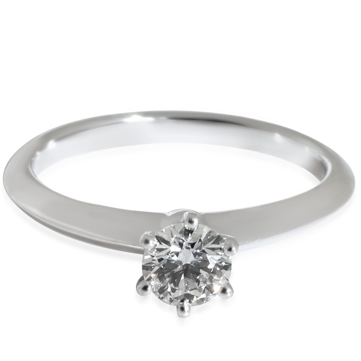 0.39 ct Round Brilliant Diamond Tiffany Solitaire Engagement Ring