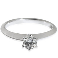 0.39 ct Round Brilliant Diamond Tiffany Solitaire Engagement Ring