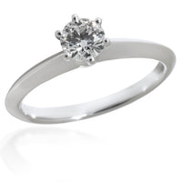 0.39 ct Round Brilliant Diamond Tiffany Solitaire Engagement Ring