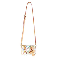 x TM White Monogram Multicolor Nano Speedy NM