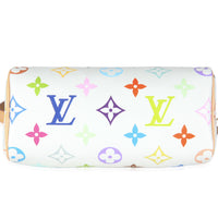 x TM White Monogram Multicolor Nano Speedy NM