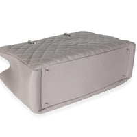 12A Grey Quilted Caviar XL Grand Shopping Tote