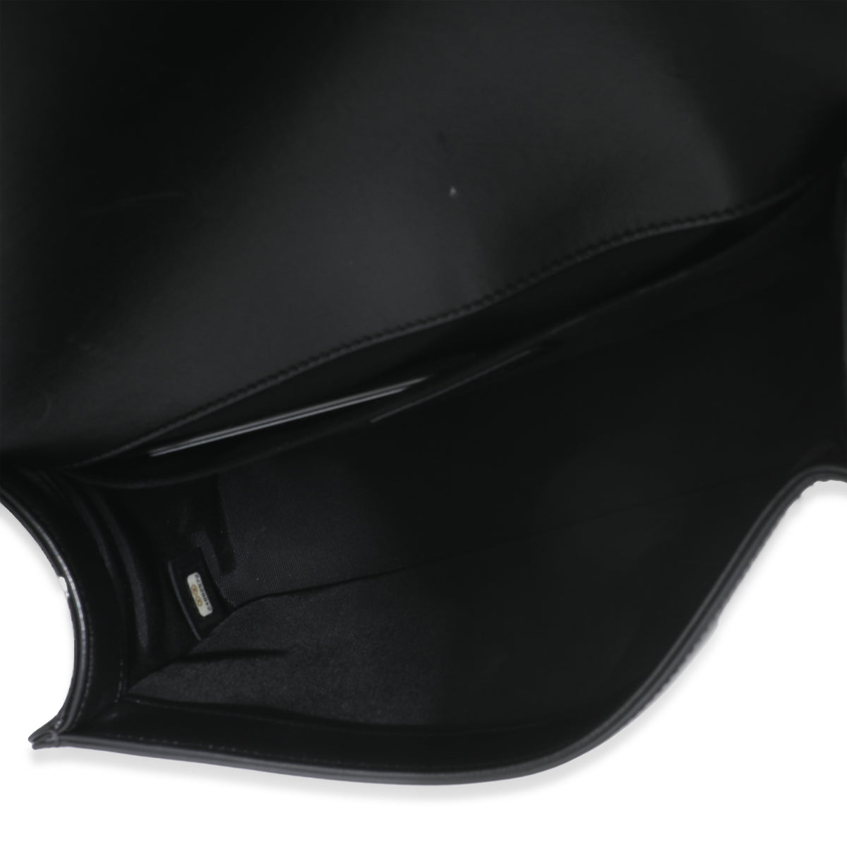 Black Patent Chevron Glitter PVC Old Medium Boy Bag