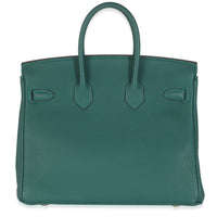 Malachite Togo Birkin 25 GHW