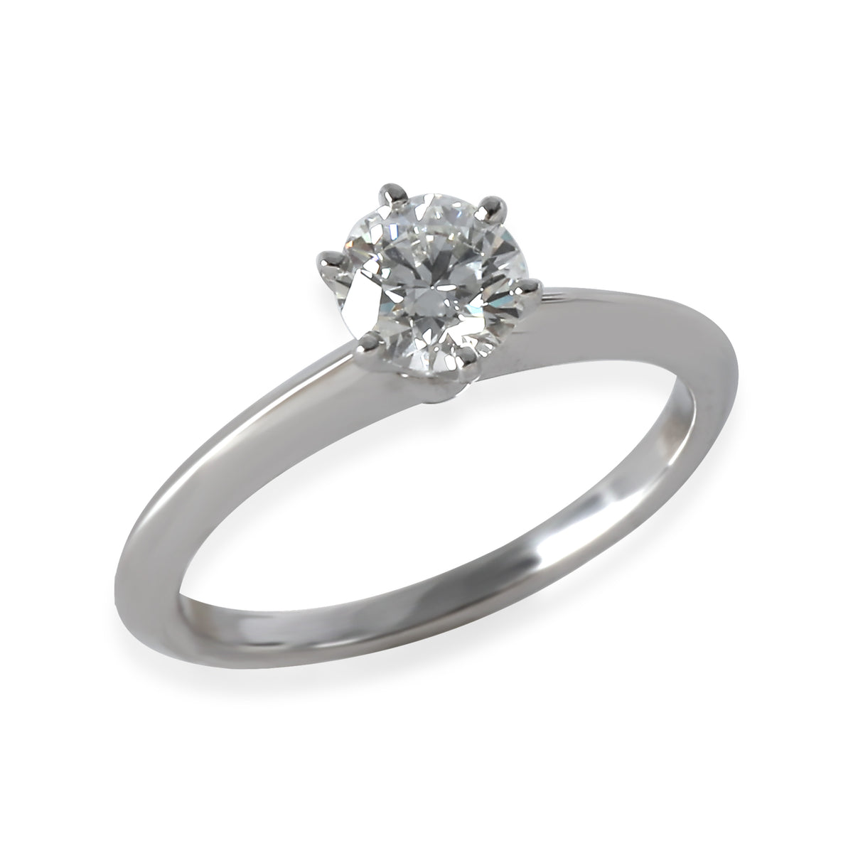 0.62 ct Round Brilliant Diamond Tiffany Solitaire Engagement Ring