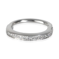 White Gold Diamond Lock Ring