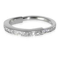 White Gold Diamond Lock Ring