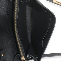 Hermes Black Epsom Kelly To Go GHW