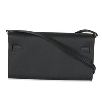 Hermes Black Epsom Kelly To Go GHW